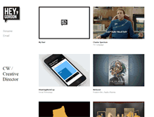Tablet Screenshot of heygordon.com